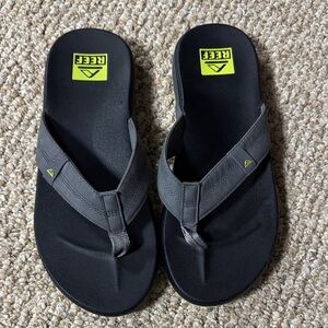 Reef Charcoal and Black Sandals